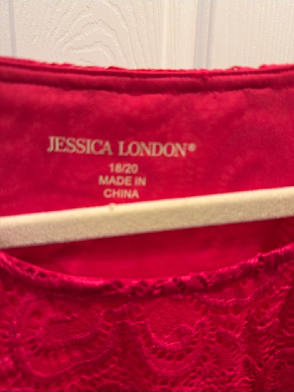 Jessica London Fuchsia Lace Chemise